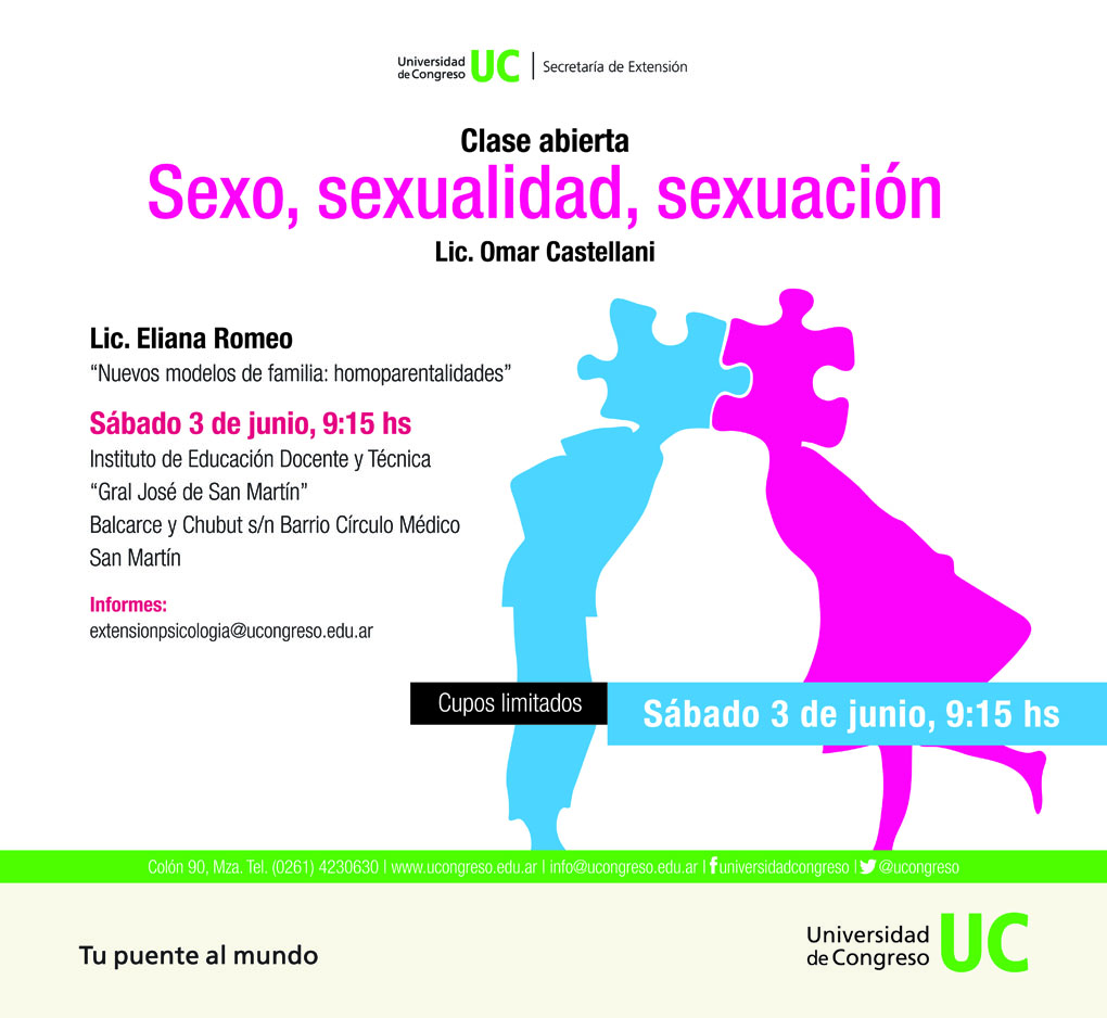 Clase Abierta “sexo Sexualidad Sexuación” Universidad De Congreso